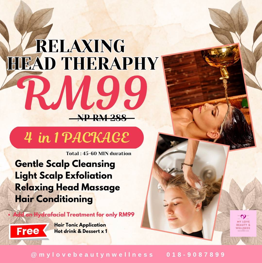 Relaxing Head Therapy RM99